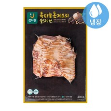 정다운 흑마늘 훈제오리 슬라이스, 2개, 400g