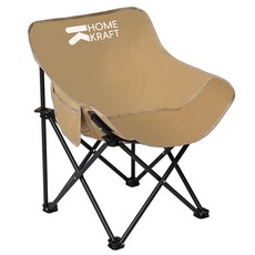 HomeKraft 폴딩 문 체어 CH1, 1개, 카키