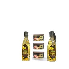 제주하우스 제주흑돼지 프리미엄 흑햄 캔햄 선물세트 NEW 3A호, 1개