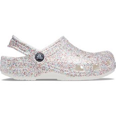 Crocs 經典亮片木底鞋兒童多色 (208574_90H)