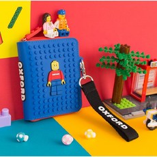 옥스포드 스트랩 지갑 안심 지퍼형 남아 지갑