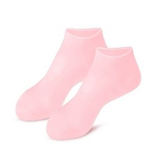 마레앙코 발각질 관리 보습 젤 풋케어 실리콘 양말, 1set, 핑크