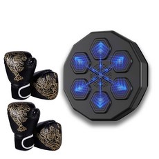 TRADER 崔德 智能音樂拳擊靶 藍芽音樂 拳擊牆靶 核心鍛鍊 健身拳擊 含成人兒童手套, 拳擊機【超取限一組】