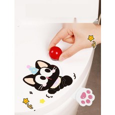 [욕실 꿀 아이템] 변기시트 변기리프터 변기시트커버 부착, 5. 냥이1별냥이1