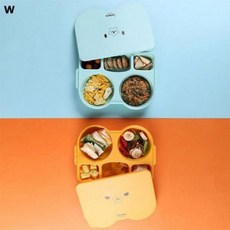 아이별프렌즈 도시락식판, 1개, 상세페이지 참조, 민트
