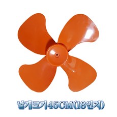 신지남 선풍기 날개 공업용 산업용 선풍기 18 20 24 27 30인치 내경12MM, 18인치, 1개