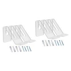 shangren 카약 패들 랙 보트 패들 보관 랙 카누 SUP 패들 보드 또는 차고용 카약 패들용 월 마운트 액세서리, 아크릴, 분명한, 1개