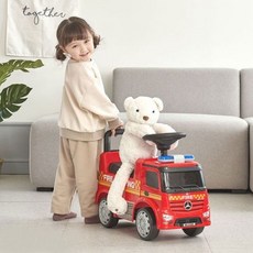 유아 실내 붕붕카 롤링카 사운드 승용완구 소방차 ths*7998IC, 블루, 1개