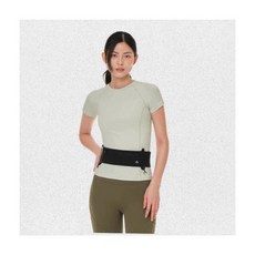 매장정품 안다르 ANDAR 프리런 벨크로 러닝 벨트 EOTBG-12 1391767, M, 블랙[EOTBG-12BLK]