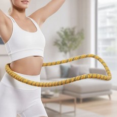 루세아 뱃살관리 스프링 훌라후프, 옐로우, 1개, 1.5kg 옐로우, 1개, 1.5kg