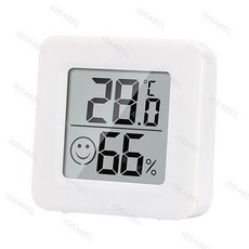 올스토어 3.2인치 대형 LCD 디지털 온습도계 초박형 간단한 스마트 홈 전자 벽시계, 01 Type 4