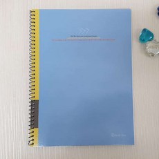 무선 스프링노트 연습장 (랜덤색상) 오답노트 수학노트 공부노트 무지노트