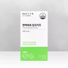 모비타 면역쏙쏙 징크키즈 딸기맛 글루콘산 아연 액상 영양제 120ml, 1개