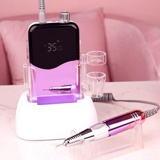 전문 네일 공급업체 전동 드릴 머신 무선 그라데이션 컬러 파일, 1개, 기본