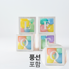 파티레시피 러브박스(풍선포함) 데코박스 _인생샷찍기좋은 풍선, 1세트, 러브미 캔디