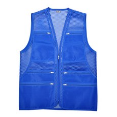 심비오즈 남성 망사조끼 작업조끼 단체조끼 배달조끼 주머니조끼 택배조끼