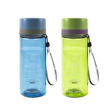 락앤락 비스프리 투톤 스파우트 물병 2종 세트, 블루, 그린, 600ml, 1개