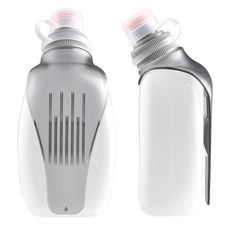 TRIWONDER 물병 러닝 플라스크 하이드레이션 조끼 팩 허리 벨트 교체품 BPA 프리 누출 방지 트라이애슬론 마라톤 하이킹 사이클링 스포츠 체육관 러너용 (02 - 17, 07 클립이 있는 물병 - 250ml/8.5온스 - 1