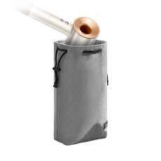 輕巧便攜吹風機附收納袋，時尚簡約設計，旅行居家皆宜, 吹風機收納包, 灰色