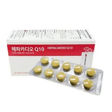 [케어사이드] 헤파카디오 Q10 60정 심장영양제 L-카르니틴, 1개