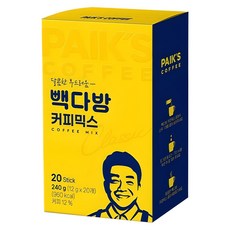 빽다방 커피믹스, 12g, 20개입, 1개