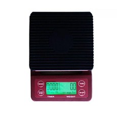 전자저울 주방 계량 디지털 베이킹 이유식 제빵 홈쿡 계량저울 홈베이킹, 레드