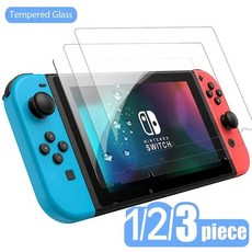 123PCS Nintend Switch Lite 용 보호 강화 유리 Nintendos Switch NS OLED 유리 액세서리 용 화면 보호 필름, [09] 3PCS For Switch Oled