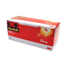 3M 스카치 다용도 투명 테이프리필550 12mm/30m 12개입