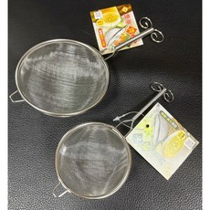 霏霓莫屬 皮久熊 短柄茶濾網 不鏽鋼過濾網 濾茶網 茶葉濾網 糖粉篩, 1個, 7.5CM, Silver