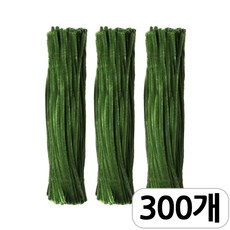 [모핸] 단색 칼라 모루, 300개, 다크그린