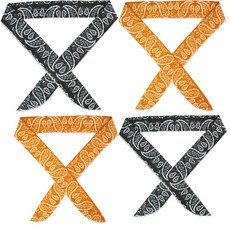 누어리 쿨 스카프 아이스 목수건, 블랙2개+오렌지2개, 1개