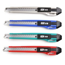 SDI 手牌 自動鎖定美工刀, 手牌 美工刀#0406C, 1個