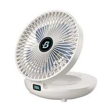 S1 壁掛桌面風扇 空氣循環扇 靜音風扇 風扇 觸控 桌扇 壁扇 電風扇 露營 辦公 小風扇 廚房風扇 折疊風扇, S1風扇/白色(限插電使用 非充電款)