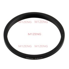 58-54 스텝 다운 필터 링 58mm x0.75 암 렌즈 어댑터