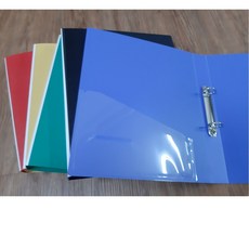 阿森文具 PP 1吋二/三/四孔圓型夾, 1個, 1"二孔 黃