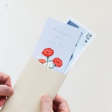 다소니디자인 카네이션 용돈카드 감사인사카드, 08 안개꽃다발