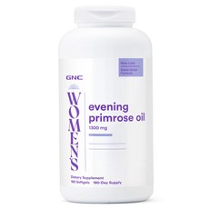 GNC 健安喜 Women's Evening Primrose Oil 1300mg 軟膠囊, 180顆, 1罐