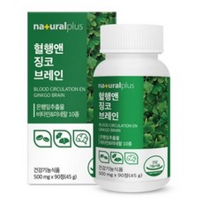 내츄럴플러스 혈행앤 징코 브레인 1개