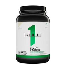 Rule1 룰원 100% 식물성 플랜트 프로틴 바닐라 0.62kg, 620g, 1개