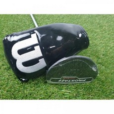 윌슨 PROSTAFF SHIELD 34인치 말렛형 퍼터 115N, 3도, 86.36cm