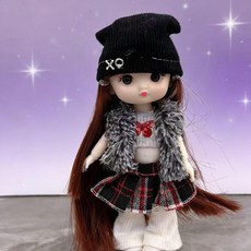新款16-17釐米洋娃娃套裝 兒童女孩可愛生日玩具, 1個, 2026新款5號袋子裝 沒有禮盒 ,OPP透明 袋子裝