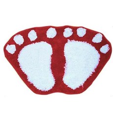 발모양 디자인 매트 소 60x38cm 색상랜덤iri7+9hrw