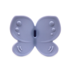 꼬꼬노리 국산 열탕소독 쿠비 플랫 아기 실리콘 치발기 모빌 유모차 아기체육관 호환, 나비, 1개