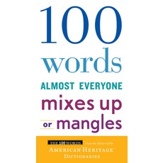 (영문도서) 100 Words Almost Everyone Mixes Up or Mangles Paperback, Collins Reference, English, 9781328710321
