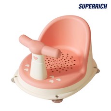 슈퍼리치 아기 목욕의자, 핑크, 1개