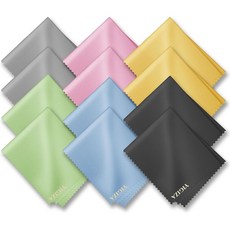 YIGIZA 초극세사 안경닦이 12p 고급 스웨이드 6종색상 안경딱이