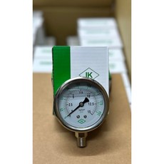 充油直立式壓力表 臺灣製造 2.5" (1/4 PT 牙, 1個, 50kg
