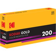 새벽에 받을 수 있는 [120mm 필름] 중형 필름, 코닥 이스트만 골드 200 (5롤), 1개