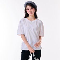 체이스컬트 여성 셔링 쿨 반팔 티셔츠-DBRG5880D01