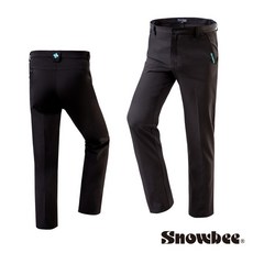 Snowbee Golf 高爾夫 高彈超撥水素面長褲, 黑色,36, 1個